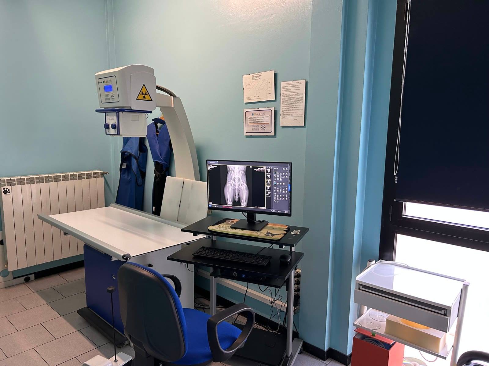 Sala radiologica dell’ambulatorio